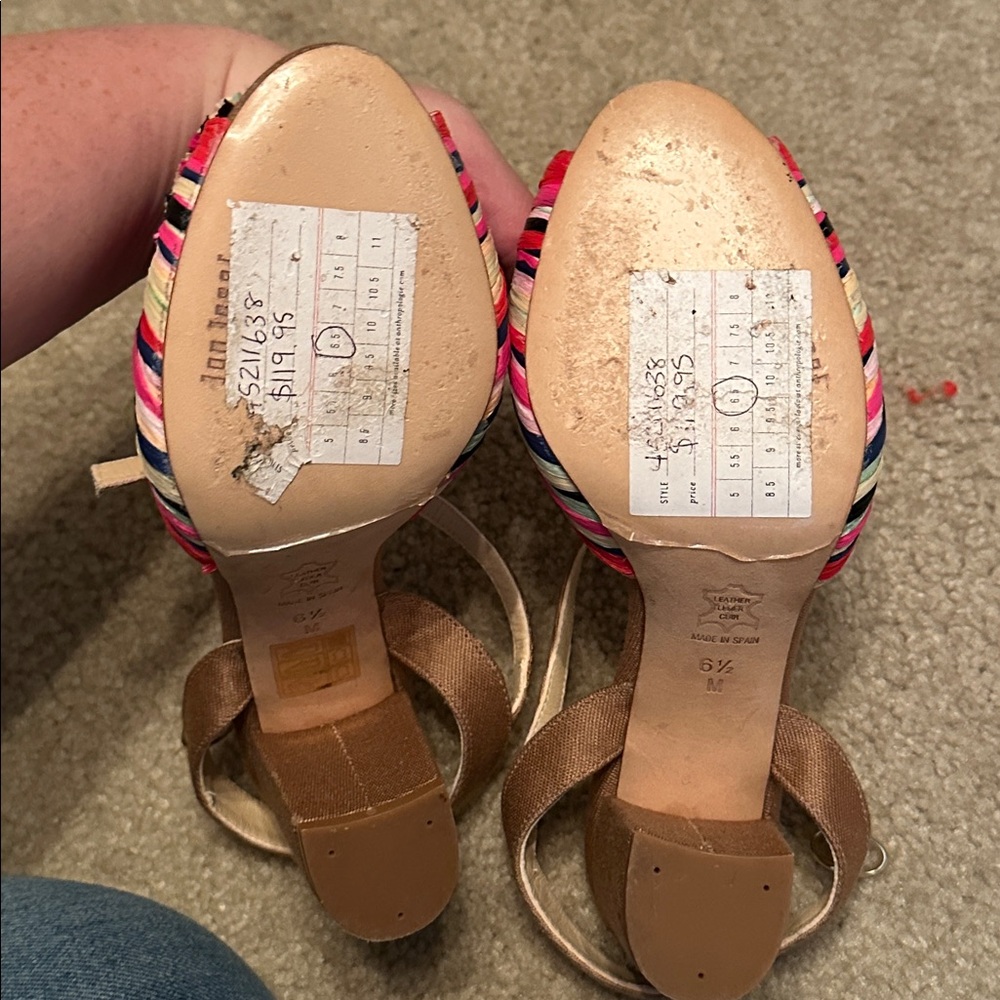 Jon Josef pompom shoes size 6.5 - Picture 8 of 8